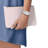 Buy Shop Tissot PRX Quartz Mother of Pearl Dial Silver Steel Strap Watch for Women- T137.210.11.111.00 USA Online