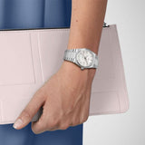 Buy Shop Tissot PRX Quartz Mother of Pearl Dial Silver Steel Strap Watch for Women- T137.210.11.111.00 USA Online