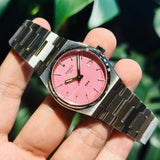 Buy Shop Tissot PRX Quartz Pink Dial Silver Steel Strap Watch for Women - T137.210.11.331.00 USA Online