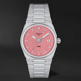 Buy Shop Tissot PRX Quartz Pink Dial Silver Steel Strap Watch for Women - T137.210.11.331.00 USA Online