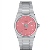Buy Shop Tissot PRX Quartz Pink Dial Silver Steel Strap Watch for Women - T137.210.11.331.00 USA Online
