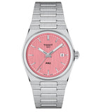 Buy Shop Tissot PRX Quartz Pink Dial Silver Steel Strap Watch for Women - T137.210.11.331.00 USA Online