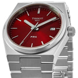 Buy Shop Tissot PRX Quartz Red Dial Silver Steel Strap Watch for Men - T137.410.11.421.00 USA Online