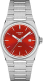 Buy Shop Tissot PRX Quartz Red Dial Silver Steel Strap Watch for Women - T137.210.11.421.00 USA Online