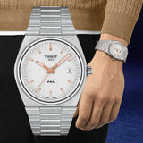 Buy Shop Tissot PRX Quartz Silver Dial Silver Steel Strap Watch for Men - T137.410.11.031.00 USA Online