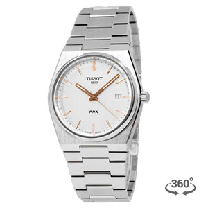 Buy Shop Tissot PRX Quartz Silver Dial Silver Steel Strap Watch for Men - T137.410.11.031.00 USA Online