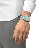 Buy Shop Tissot PRX Powermatic 80 Automatic Mint Green Dial Silver Steel Strap Watch for Men - T137.407.11.091.01 USA Online