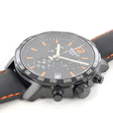 Buy Shop Tissot Quickster Chronograph Black Dial Watch For Men - T095.417.36.057.00 USA Online