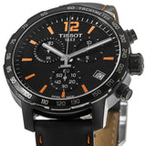 Buy Shop Tissot Quickster Chronograph Black Dial Watch For Men - T095.417.36.057.00 USA Online