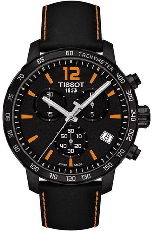 Buy Shop Tissot Quickster Chronograph Black Dial Watch For Men - T095.417.36.057.00 USA Online