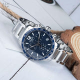 Buy Shop Tissot Quickster Chronograph Blue Dial Watch For Men - T095.417.11.047.00 USA Online