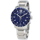 Buy Shop Tissot Quickster Chronograph Blue Dial Watch For Men - T095.417.11.047.00 USA Online