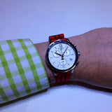 Buy Shop Tissot Quickster Chronograph NBA Chicago Bulls White Dial Red NATO Strap Watch For Men - T095.417.17.037.04 USA Online