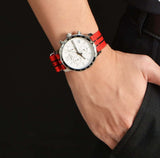 Buy Shop Tissot Quickster Chronograph NBA Chicago Bulls White Dial Red NATO Strap Watch For Men - T095.417.17.037.04 USA Online