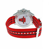Buy Shop Tissot Quickster Chronograph NBA Chicago Bulls White Dial Red NATO Strap Watch For Men - T095.417.17.037.04 USA Online