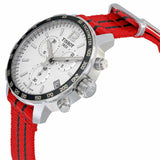 Buy Shop Tissot Quickster Chronograph NBA Chicago Bulls White Dial Red NATO Strap Watch For Men - T095.417.17.037.04 USA Online