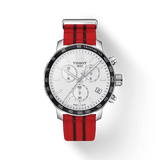 Buy Shop Tissot Quickster Chronograph NBA Chicago Bulls White Dial Red NATO Strap Watch For Men - T095.417.17.037.04 USA Online