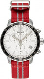 Buy Shop Tissot Quickster Chronograph NBA Houston Rockets Special Edition White Dial Two Tone NATO Strap Watch for Men - T095.417.17.037.12 USA Online
