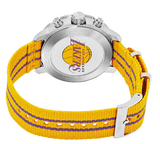 Buy Shop Tissot Quickster Chronograph NBA LA Lakers White Dial Yellow NATO Strap Watch for Men - T095.417.17.037.05 USA Online