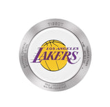 Buy Shop Tissot Quickster Chronograph NBA LA Lakers White Dial Yellow NATO Strap Watch for Men - T095.417.17.037.05 USA Online