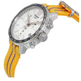 Buy Shop Tissot Quickster Chronograph NBA LA Lakers White Dial Yellow NATO Strap Watch for Men - T095.417.17.037.05 USA Online