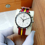 Buy Shop Tissot Quickster Chronograph NBA Miami Heat Edition White Dial Two Tone NATO Strap Watch for Men - T095.417.17.037.08 USA Online