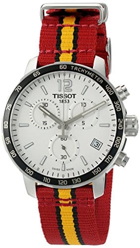 Buy Shop Tissot Quickster Chronograph NBA Miami Heat Edition White Dial Two Tone NATO Strap Watch for Men - T095.417.17.037.08 USA Online