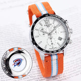 Buy Shop Tissot Quickster Chronograph NBA Oklahoma City Thunder Watch For Men - T095.417.17.037.14 USA Online
