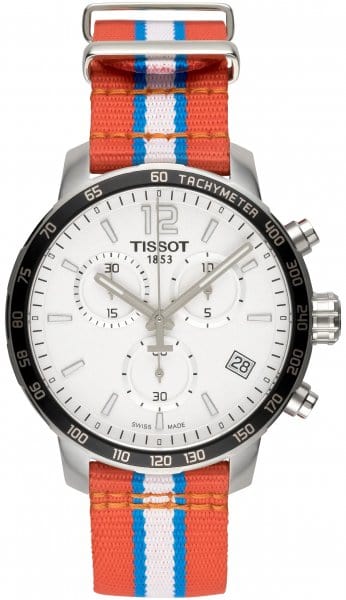 Buy Shop Tissot Quickster Chronograph NBA Oklahoma City Thunder Watch For Men - T095.417.17.037.14 USA Online