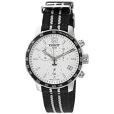 Buy Shop Tissot Quickster Chronograph NBA San Antonio Spurs Edition White Dial Two Tone NATO Strap Watch for Men - T095.417.17.037.07 USA Online