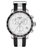 Buy Shop Tissot Quickster Chronograph NBA San Antonio Spurs Edition White Dial Two Tone NATO Strap Watch for Men - T095.417.17.037.07 USA Online