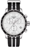 Buy Shop Tissot Quickster Chronograph NBA San Antonio Spurs Edition White Dial Two Tone NATO Strap Watch for Men - T095.417.17.037.07 USA Online