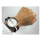 Buy Shop Tissot Quickster Chronograph NBA Toronto Raptors White Dial Two Tone NATO Strap Watch for Men - T095.417.17.037.16 USA Online