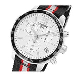 Buy Shop Tissot Quickster Chronograph NBA Toronto Raptors White Dial Two Tone NATO Strap Watch for Men - T095.417.17.037.16 USA Online
