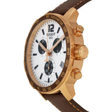 Buy Shop Tissot Quickster Chronograph Silver Dial Watch For Men - T095.417.36.037.01 USA Online