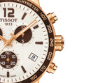 Buy Shop Tissot Quickster Chronograph Silver Dial Watch For Men - T095.417.36.037.01 USA Online