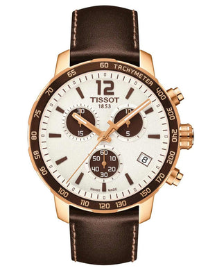 Buy Shop Tissot Quickster Chronograph Silver Dial Watch For Men - T095.417.36.037.01 USA Online