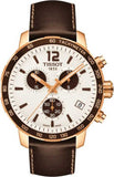 Buy Shop Tissot Quickster Chronograph Silver Dial Watch For Men - T095.417.36.037.01 USA Online
