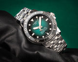Buy Shop Tissot Seastar 1000 Powermatic 80 Green Dial Silver Steel Strap Watch For Men - T120.407.11.091.01 USA Online