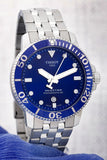 Buy Shop Tissot Seastar 1000 Powermatic 80 Blue Dial Silver Steel Strap Watch For Men - T120.407.11.041.00 USA Online