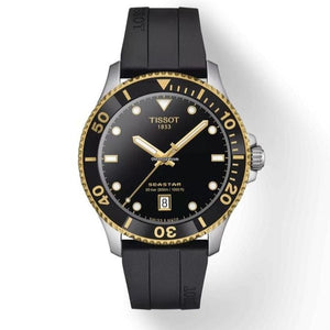 Buy Shop Tissot Seastar 1000 Black Dial Black Rubber Strap Watch For Men - T120.410.27.051.00 USA Online