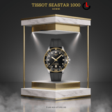 Tissot Seastar 1000 Black Dial Black Rubber Strap Watch For Men - T120.410.27.051.00