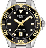 Buy Shop Tissot Seastar 1000 Black Dial Silver Steel Strap Watch For Men - T120.210.21.051.00 USA Online