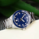 Tissot Seastar 1000 Blue Dial Silver Steel Strap Watch For Men - T120.410.11.041.00