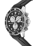 Buy Shop Tissot Seastar 1000 Chronograph Black Dial Black Rubber Strap Watch For Men - T120.417.17.051.00 USA Online