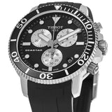 Buy Shop Tissot Seastar 1000 Chronograph Black Dial Black Rubber Strap Watch For Men - T120.417.17.051.00 USA Online