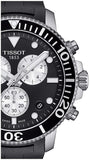 Buy Shop Tissot Seastar 1000 Chronograph Black Dial Black Rubber Strap Watch For Men - T120.417.17.051.00 USA Online