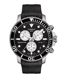 Buy Shop Tissot Seastar 1000 Chronograph Black Dial Black Rubber Strap Watch For Men - T120.417.17.051.00 USA Online