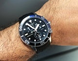 Buy Shop Tissot Seastar 1000 Chronograph Black Dial Black Rubber Strap Watch For Men - T120.417.17.051.02 USA Online