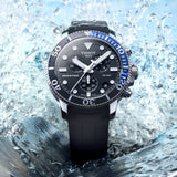 Buy Shop Tissot Seastar 1000 Chronograph Black Dial Black Rubber Strap Watch For Men - T120.417.17.051.02 USA Online